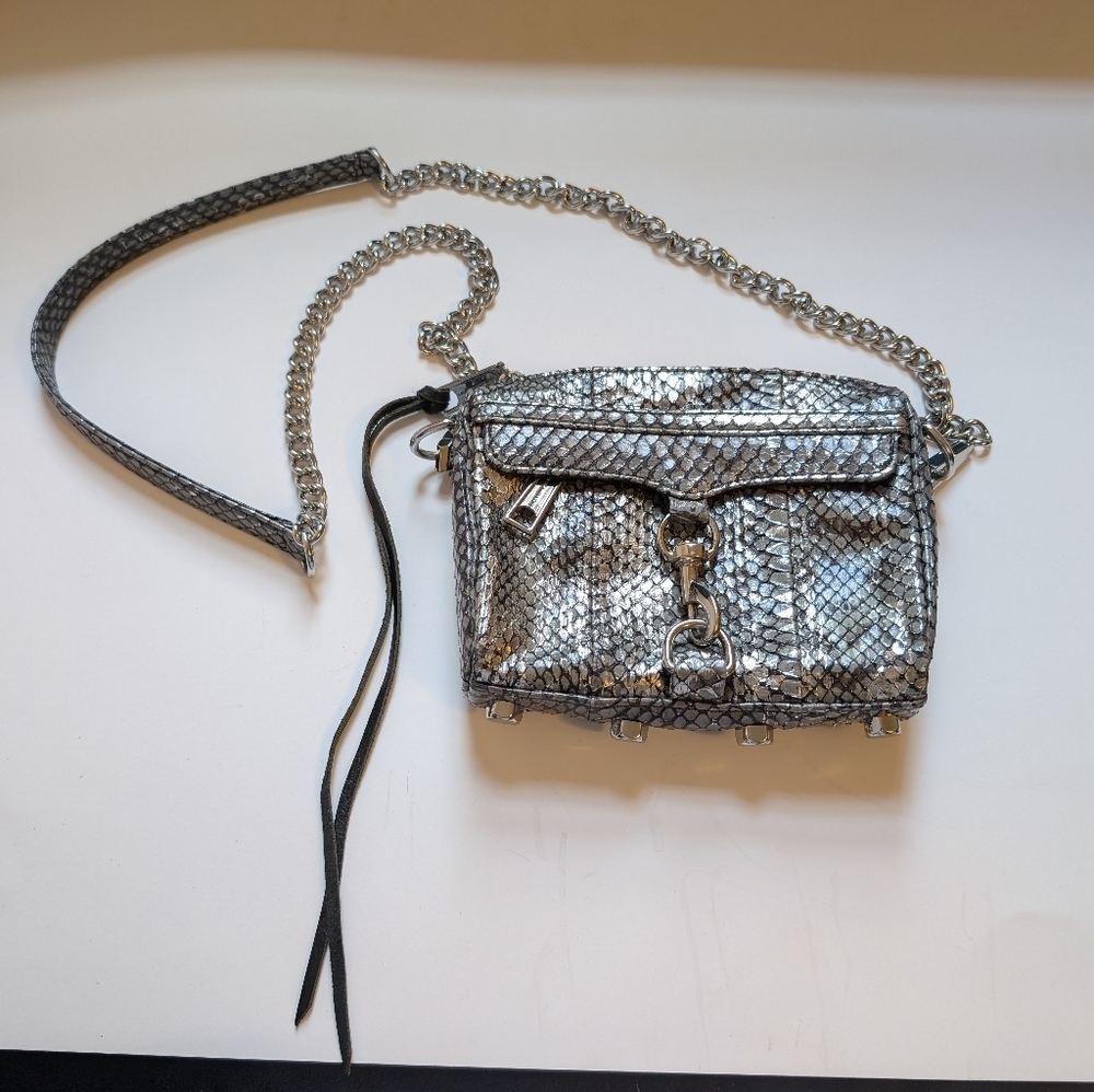 Rebecca Minkoff "Mini Mac"  bag/purse Genuine Leather in EUC
